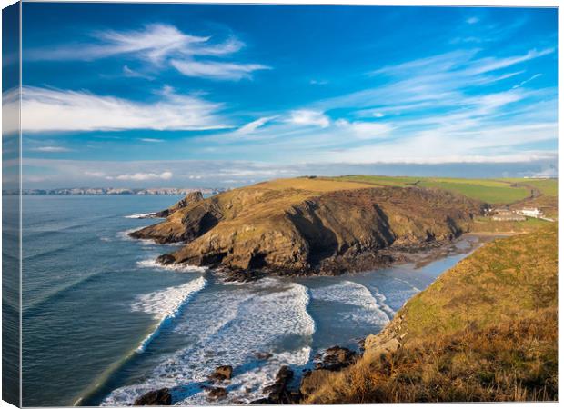Secluded Coastal Paradise Canvas Print by Colin Allen