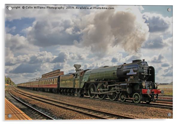 Tornado 60163 At Westfield Kirkgate 11.05.2019 - 1 Acrylic by Colin Williams Photography
