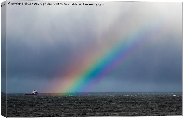 Torry Battery rainbow Canvas Print by Ionut Draghiciu