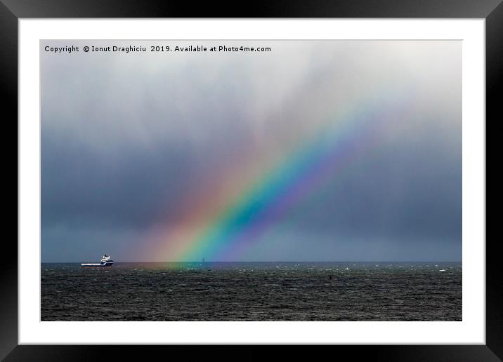 Torry Battery rainbow Framed Mounted Print by Ionut Draghiciu