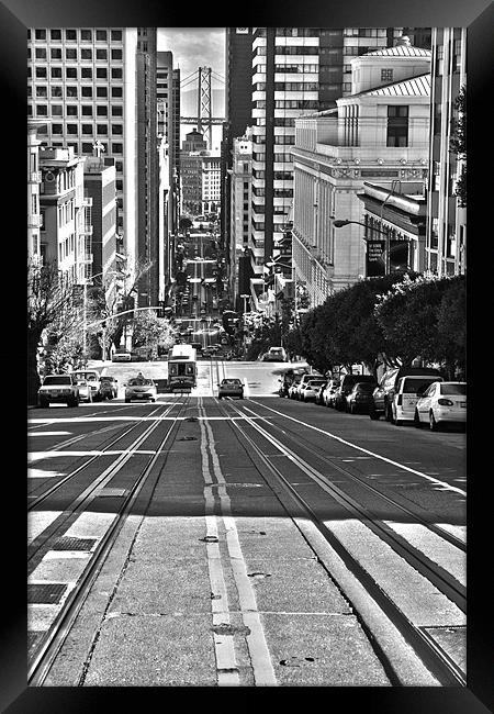 Street View Framed Print by Neil Gavin