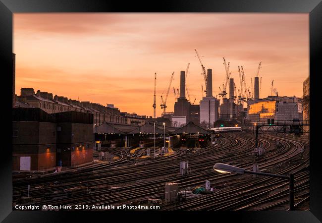 Battersea Power Station Framed Print by Tom Hard