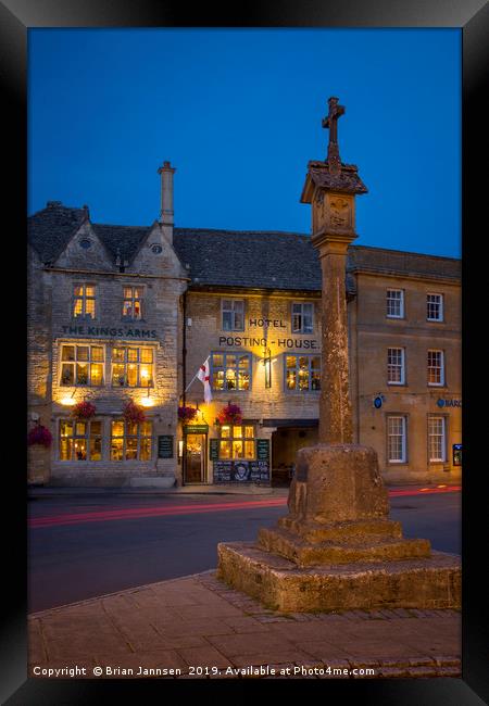 Stow-on-the-Wold   Framed Print by Brian Jannsen