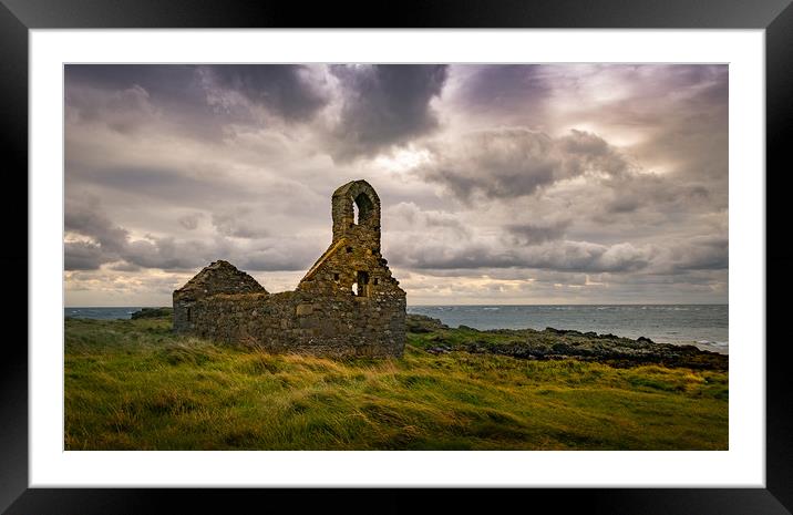 Abandoned Kirk, Isle of Man Framed Mounted Print by Steve Thomson