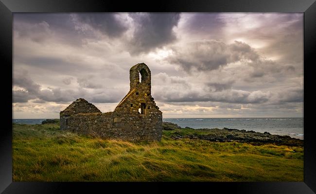 Abandoned Kirk, Isle of Man Framed Print by Steve Thomson