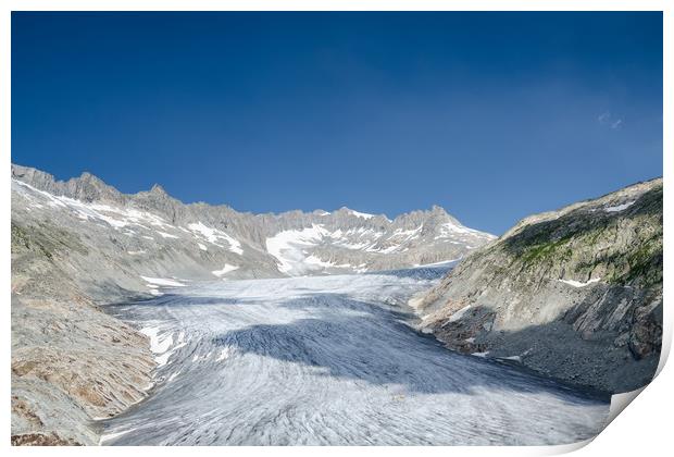 Rhone Glacier  Print by Mike C.S.