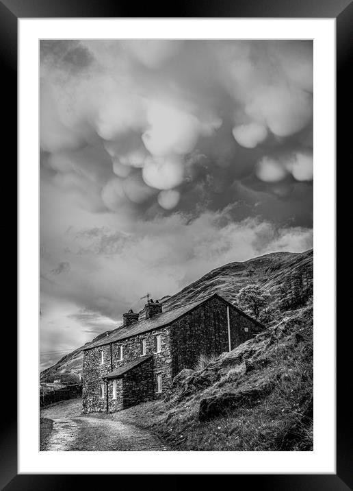 Patterdale Storm Framed Mounted Print by Mark S Rosser