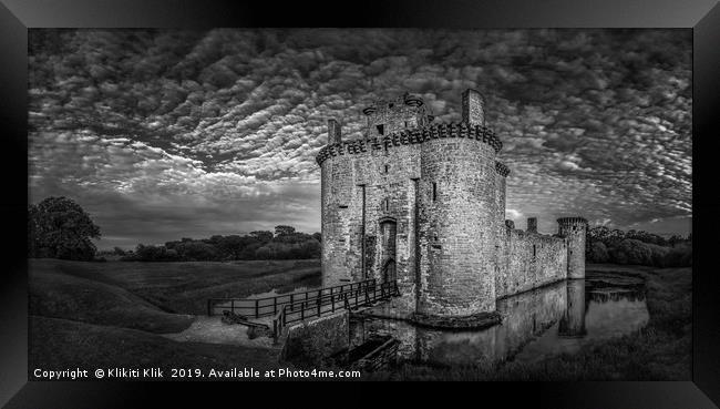 Caerlaverock Castle Framed Print by Angela H