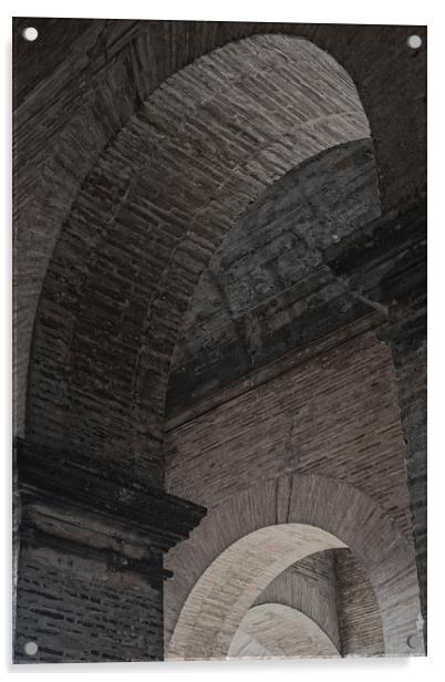 Colosseum of Rome Acrylic by Antony McAulay