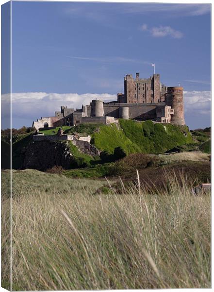 Bamburgh Castle Canvas Print by Gail Johnson