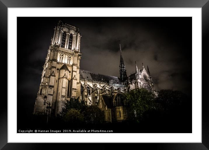 Notre Dame De Paris Framed Mounted Print by Hannan Images