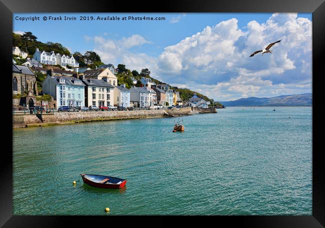 Aberdovey river front Framed Print by Frank Irwin