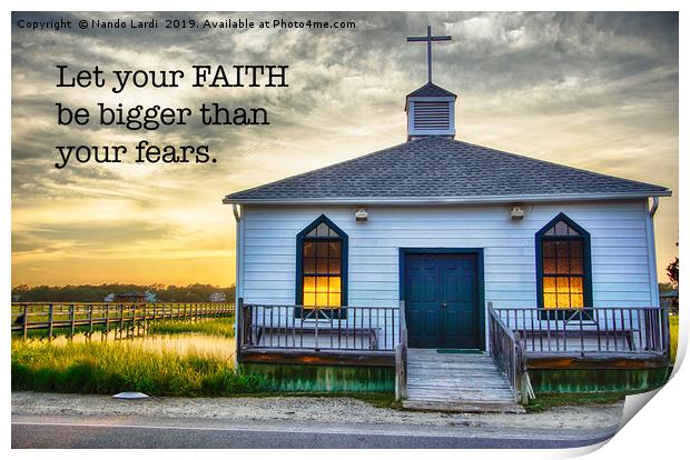 Let Your Faith Be Print by DiFigiano Photography