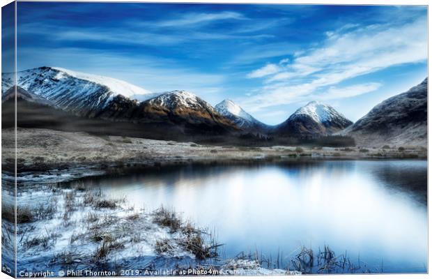 Glen Etive Scotland (3x2 ratio) Canvas Print by Phill Thornton