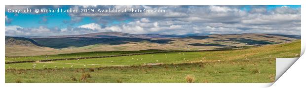 Upper Teesdale Panorama  Print by Richard Laidler