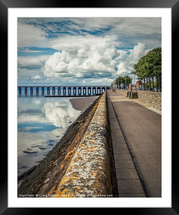 Riverside Dundee Framed Mounted Print by Craig Doogan