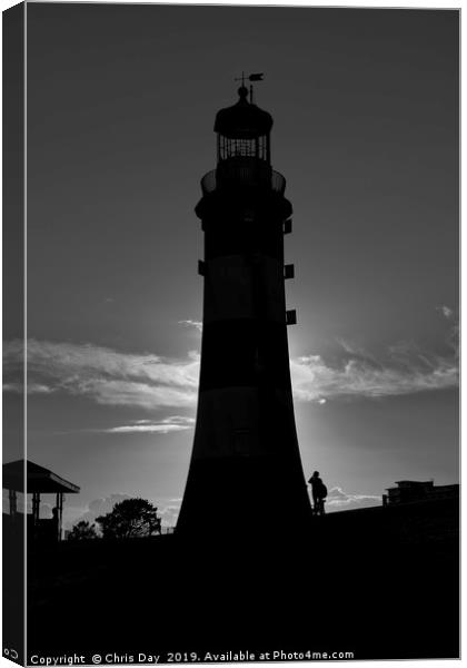 Smeatons Tower Plymouth Canvas Print by Chris Day