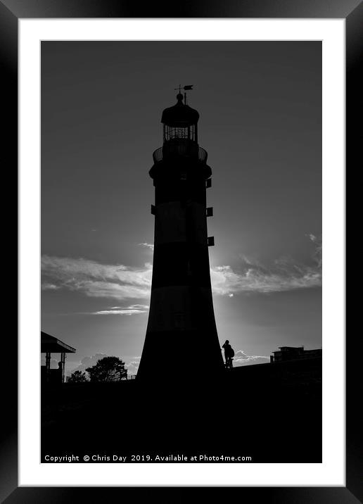 Smeatons Tower Plymouth Framed Mounted Print by Chris Day