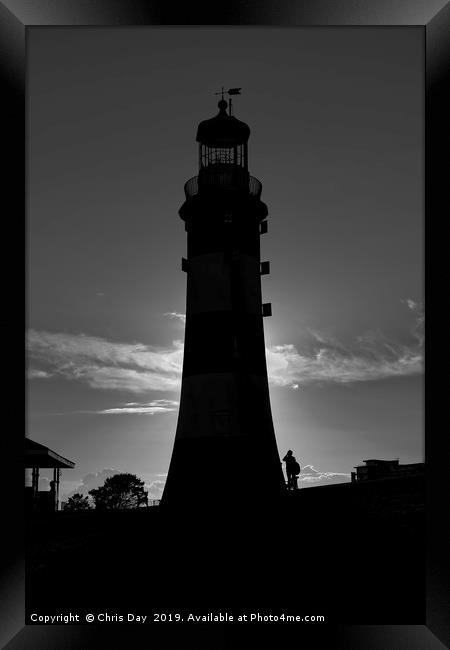 Smeatons Tower Plymouth Framed Print by Chris Day