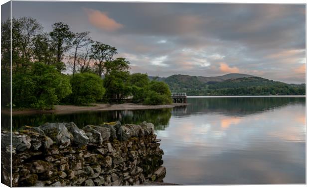 Ullswater lake view Canvas Print by Robbie Spencer