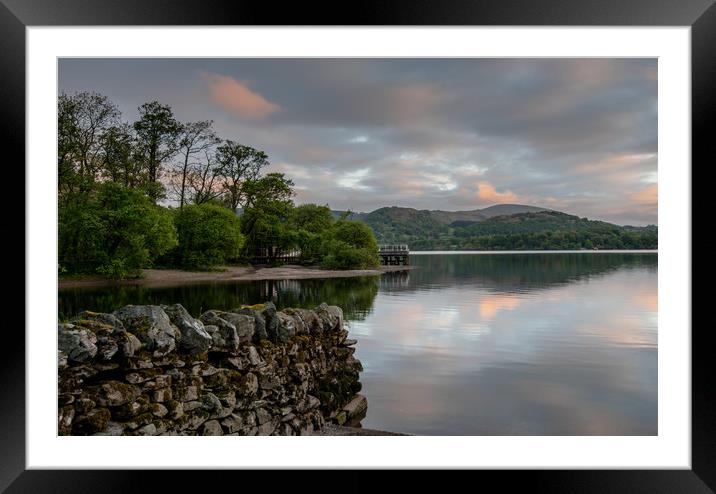 Ullswater lake view Framed Mounted Print by Robbie Spencer