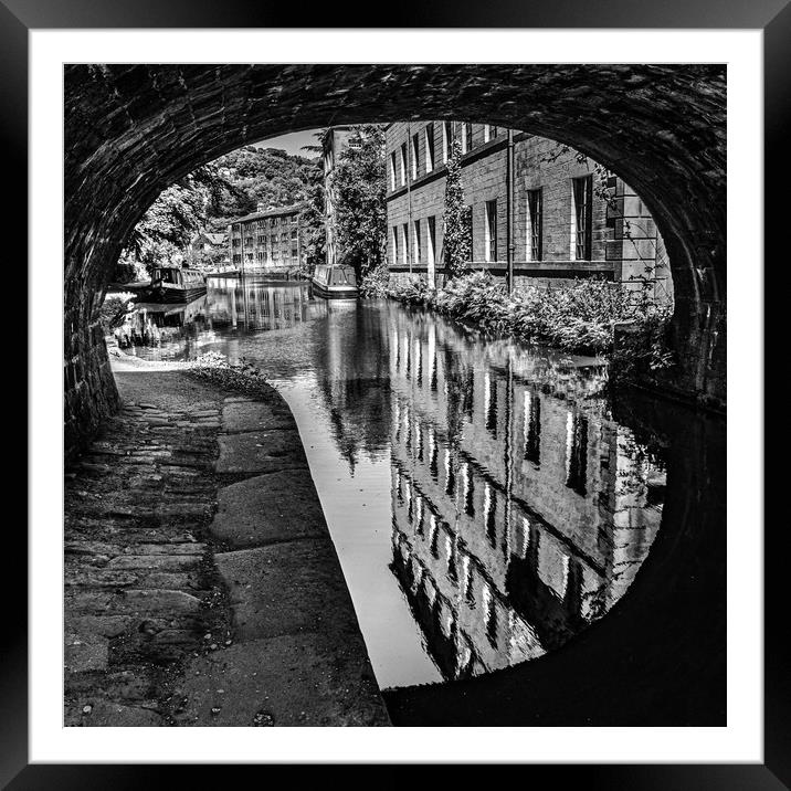 Black and white reflections Framed Mounted Print by Mark S Rosser