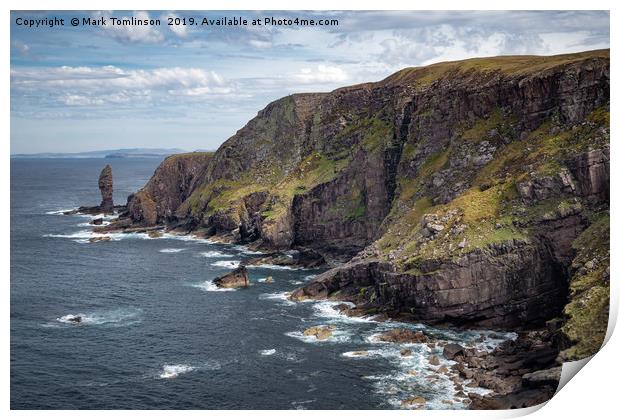 The Old Man of Stoer Print by Mark Tomlinson