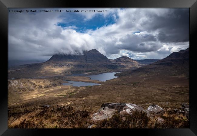 Suilven from Stac Pollaidh Framed Print by Mark Tomlinson