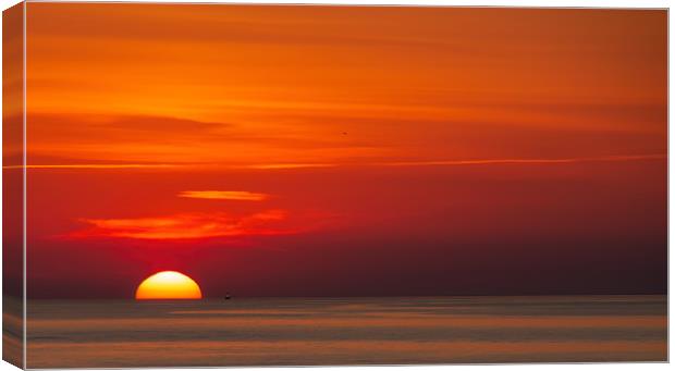 Early Morning Shrimp Boat Canvas Print by Darryl Brooks