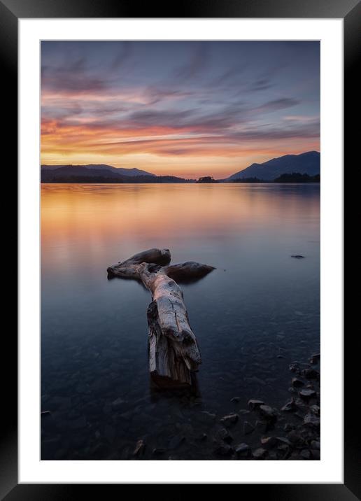 Derwent Driftwood Framed Mounted Print by Jed Pearson