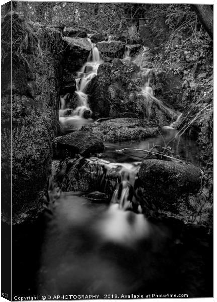 Hails water fall Canvas Print by D.APHOTOGRAPHY 