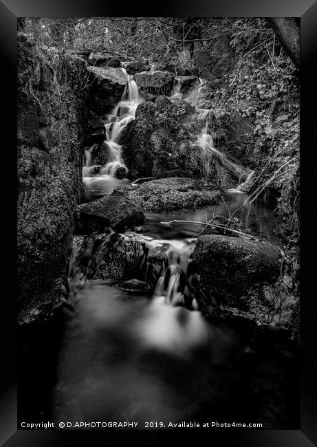 Hails water fall Framed Print by D.APHOTOGRAPHY 