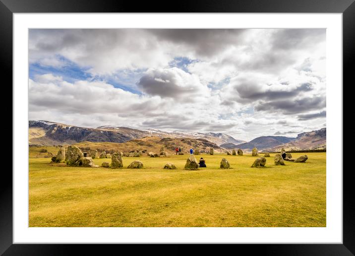 Standing Proudly the Standing Stones Framed Mounted Print by Naylor's Photography