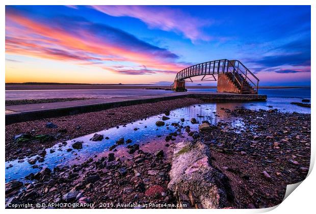 The Bridge to nowhere Print by D.APHOTOGRAPHY 