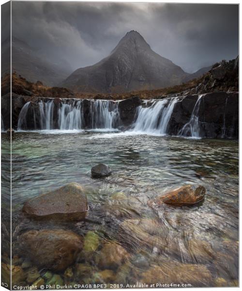 The Fairy Pools Isle Of Skye  Scotland Canvas Print by Phil Durkin DPAGB BPE4