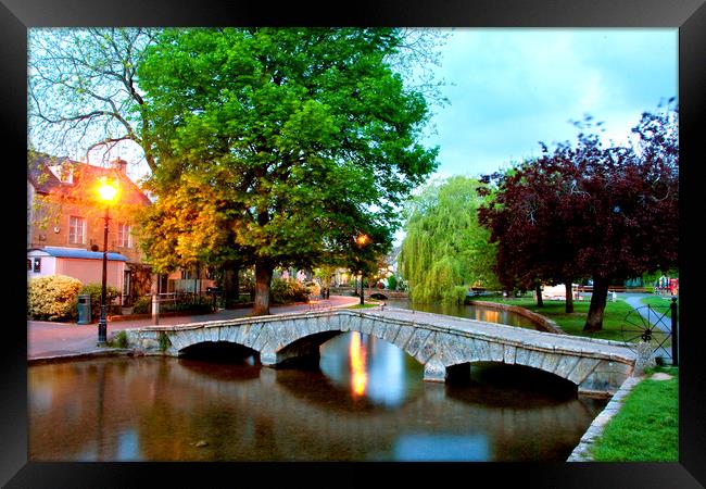 Bourton on the Water Cotswolds Gloucestershire Framed Print by Andy Evans Photos
