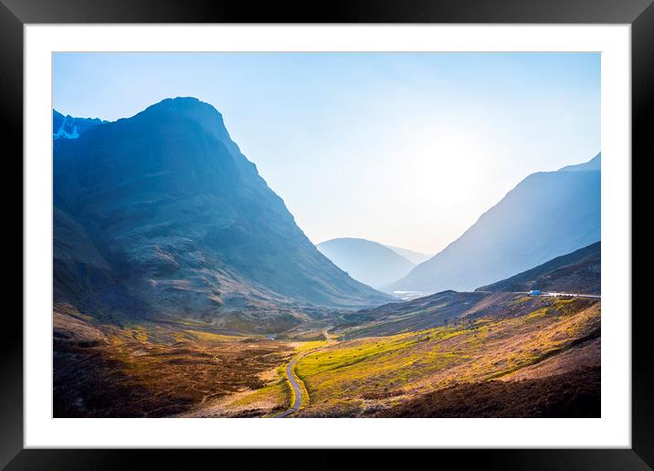 Glencoe Valley Framed Mounted Print by Svetlana Sewell