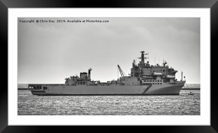 RFA Argus Framed Mounted Print by Chris Day