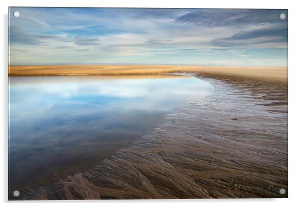 Maasvlakte beach Acrylic by John Stuij