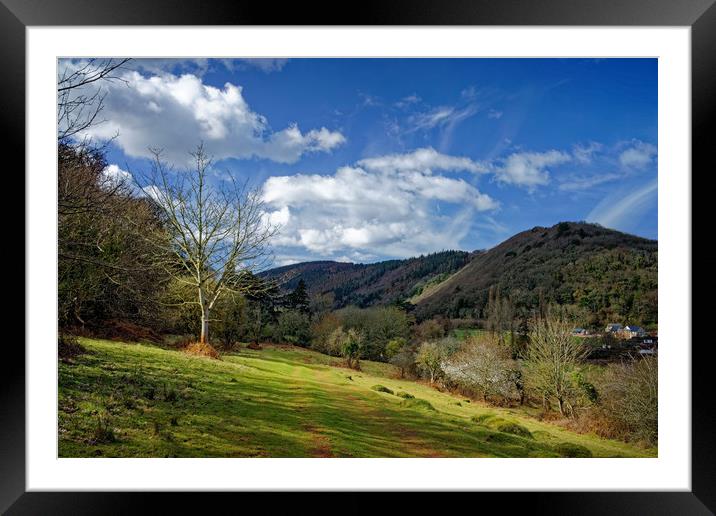 Exmoor Countryside at Dunster                      Framed Mounted Print by Darren Galpin