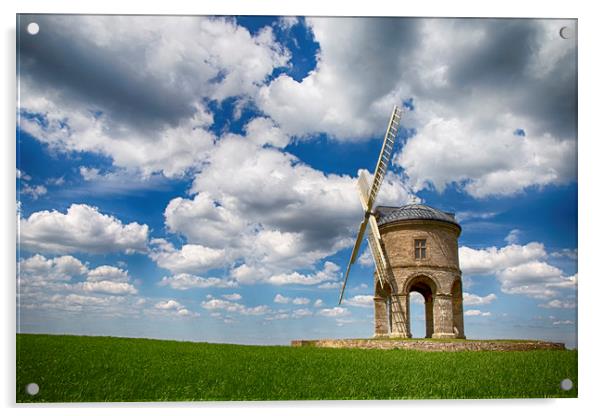Chesterton Windmill Acrylic by Phil Clements