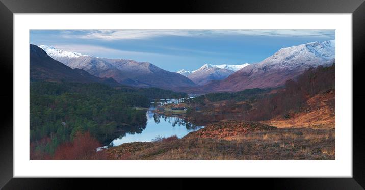 Glen Affric from Am Meallan Framed Mounted Print by Mike Johnston