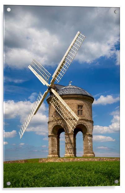 Chesterton Windmill Acrylic by Phil Clements
