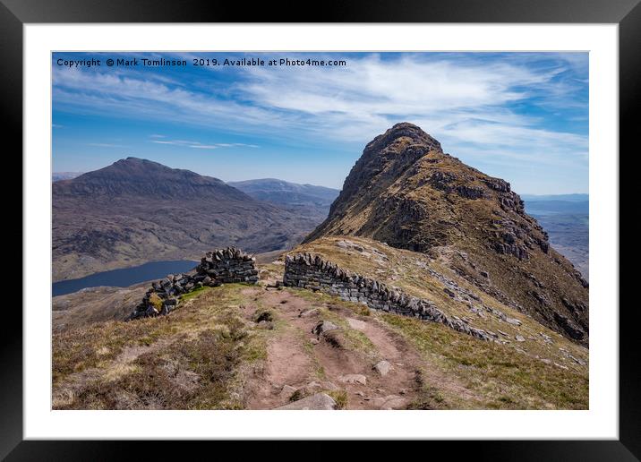 Suilven Framed Mounted Print by Mark Tomlinson