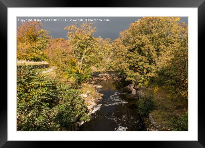 Dramatic Light at the Meeting of the Waters Framed Mounted Print by Richard Laidler
