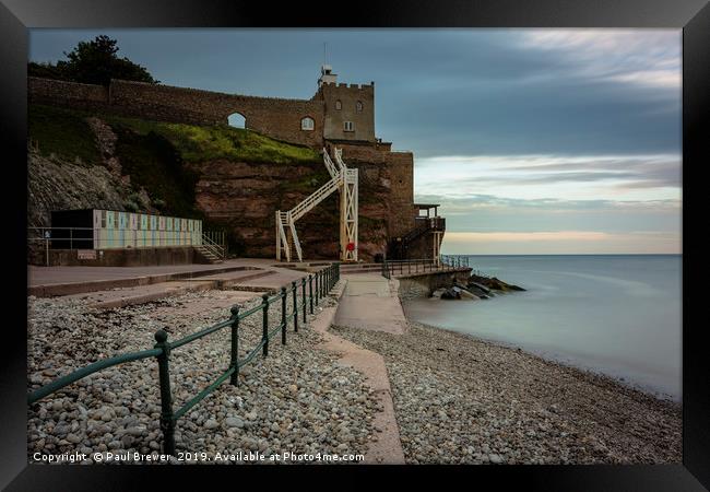 Jacobs Ladder at Sunset in May Framed Print by Paul Brewer