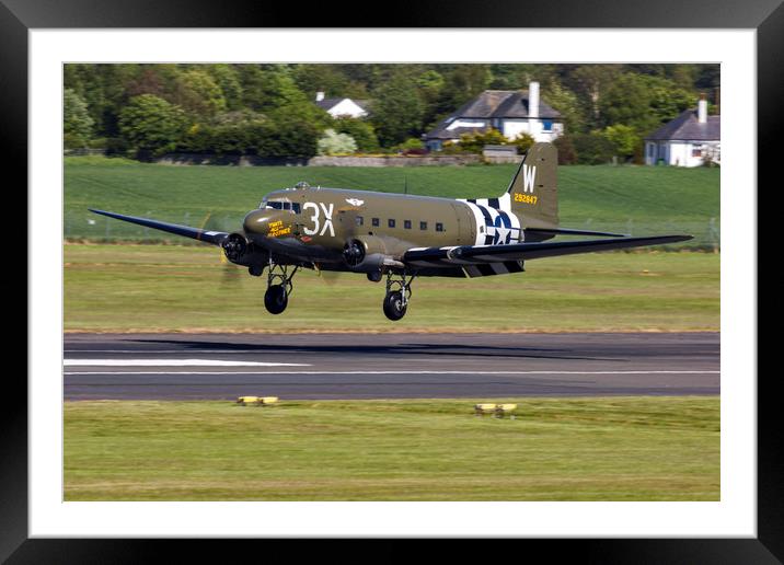 C47A Sytrain That's All Brother Framed Mounted Print by Derek Beattie