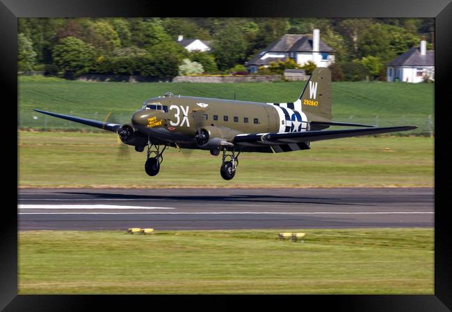 C47A Sytrain That's All Brother Framed Print by Derek Beattie