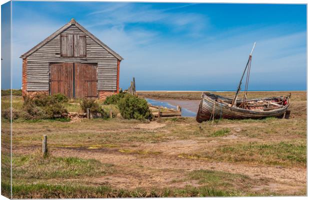 The Old Boat Shed Canvas Print by Kevin Snelling