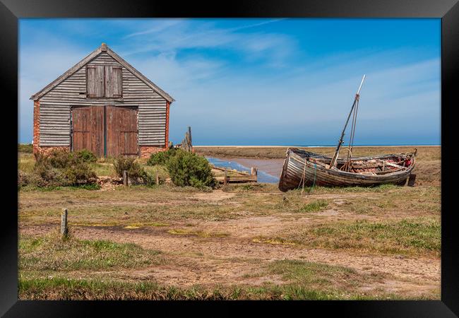 The Old Boat Shed Framed Print by Kevin Snelling